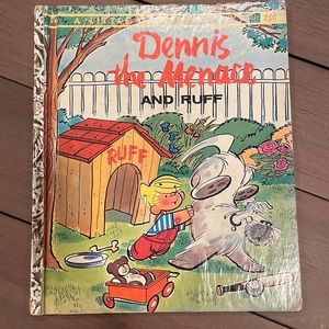 Vintage Dennis the Menace and Ruff Little Golden Book